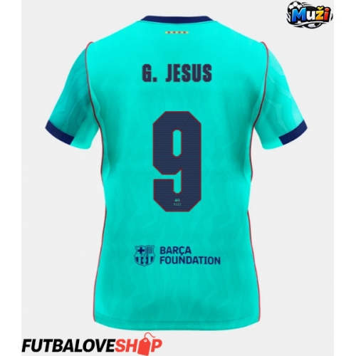 Dres Barcelona Gabriel Jesus #9 Tretina 2026-27 Krátky Rukáv